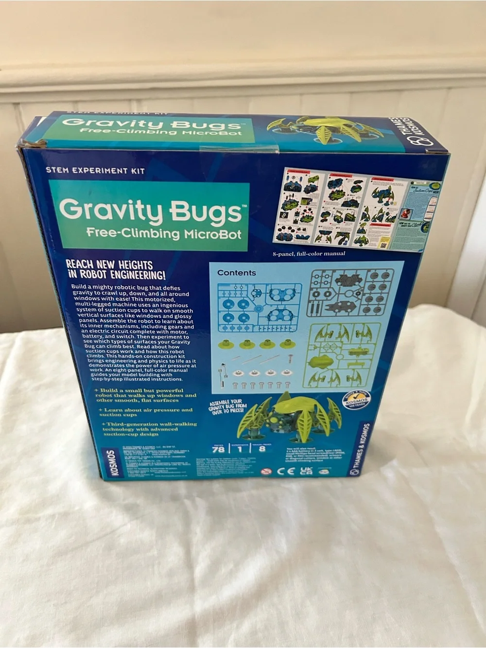 NIB Thames & Kosmos Gravity Bugs Free-Climbing MicroBot/8+